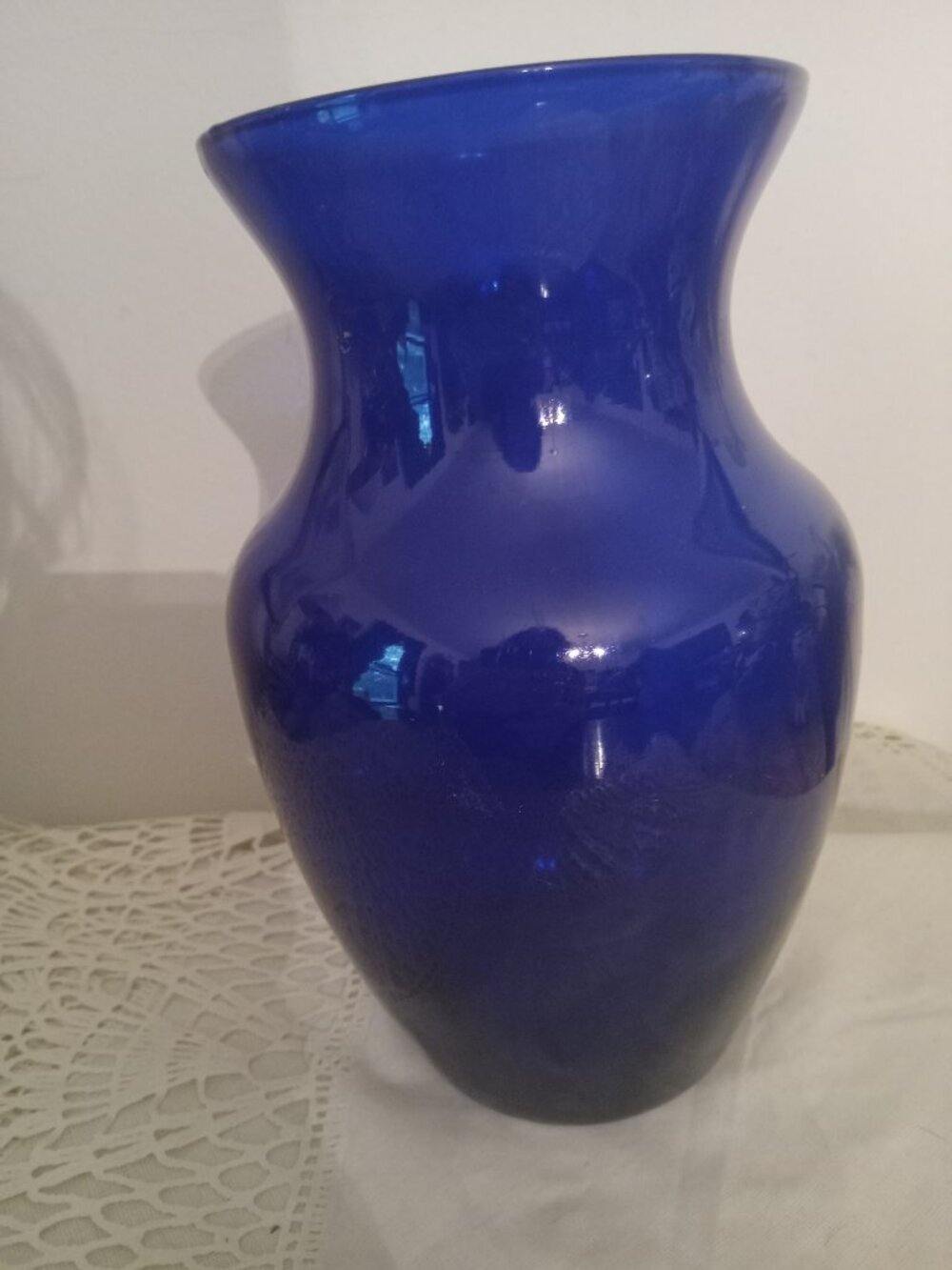 Cobalt Blue Glass Vase